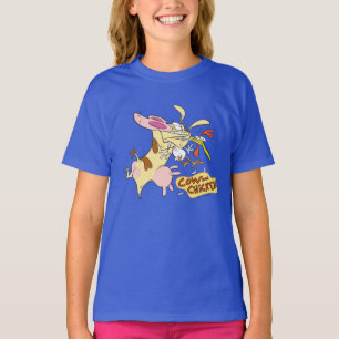 T-shirt Graphisme de la vache et du poulet