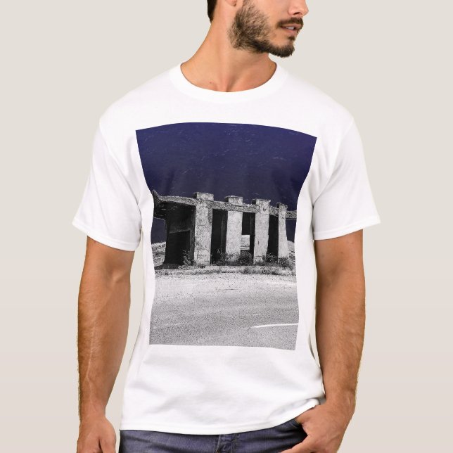 T-shirt Graphisme de l'arrêt de bus soviétique (Devant)