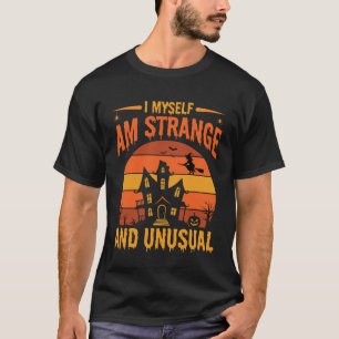 T-shirt Graphisme de maison hantée étrange et inhabituel p