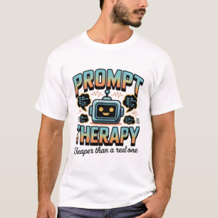 T-shirt Graphisme de thérapie IA – Conception d'ingénierie