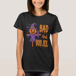 T-shirt Graphisme d'épouvantail Halloween Bad And Boo Jee