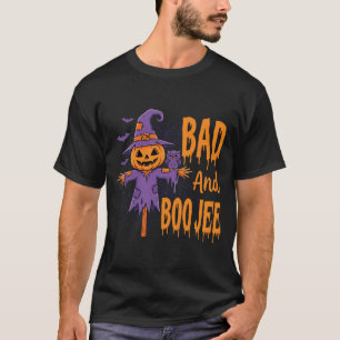 T-shirt Graphisme d'épouvantail Halloween Bad And Boo Jee