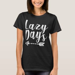 T-shirt Graphisme des jours paresseux