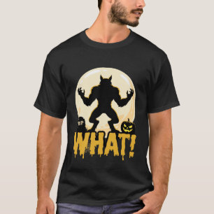 T-shirt Graphisme d'horreur de pleine lune de loup-garou d