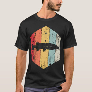 T-shirt Graphisme éclair rétro Trois basses lunes