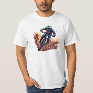 T-shirt Graphisme et texte de descente