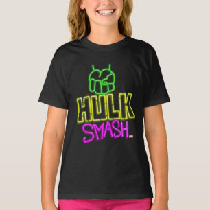 T-shirt Graphisme néon Hulk Smash