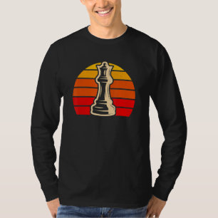 T-shirt Graphisme Rétro Échecs Joueur d'Échecs Échec et Ma