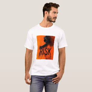 T-shirt Graphisme "RISQUE" Gras avec Corde — Distr Motivat