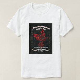 T-shirt Graphisme Sportif de la Journée des Peuples Autoch