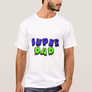 T-shirt Graphisme Super Papa Gras
