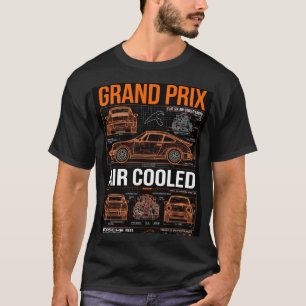 T-shirt Graphisme Techwear Refroidi par Air Plan Blueprint