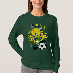 T-shirt Graphisme TWEETY™ Équipe Brésil Football