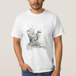 T-shirt Graphite de "d'esprit d'arbre vieil homme"