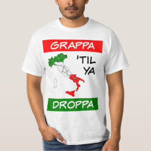 T-shirt Grappa Til Ya Droppa Tricolore Italie Drapeau