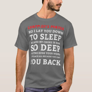 T-shirt Grappler Jiu Jitsu Judo Lutter Prières Lutter