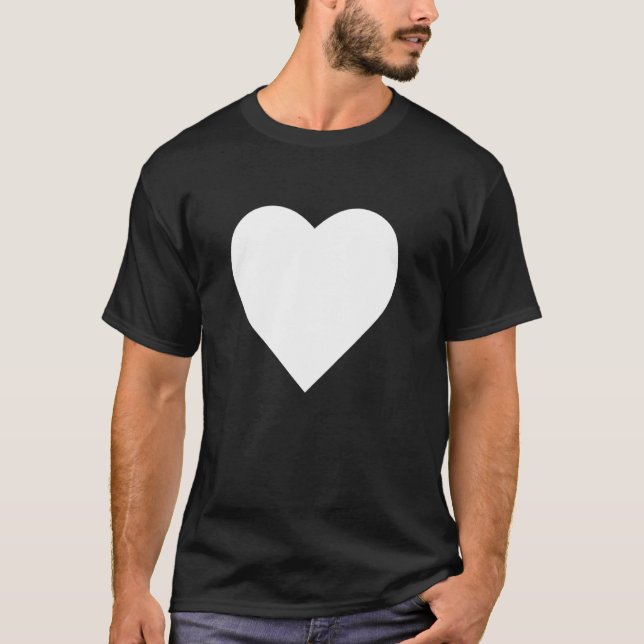 T-shirt Gras Big Heart Graphic Summer Tee (Devant)