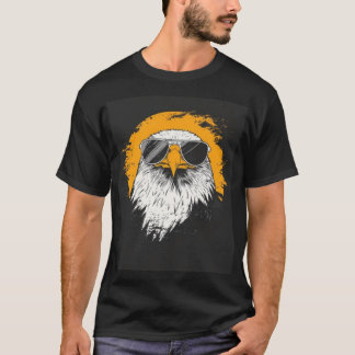 T-shirt Gras Eagle Prints - Art inspiré par la nature