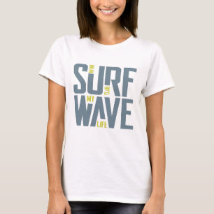 T-shirt Gras Surf Club Graphic-Miami Streetwear Typographi