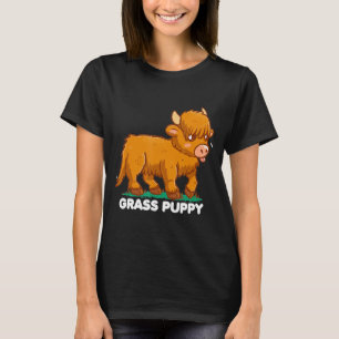 T-shirt Grass Puppy - Nom animal alternatif Scottish Hight