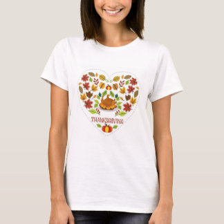 T-shirt Grateful Heart Thailsgiving, Plaque complète