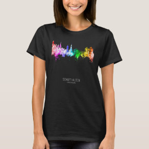 T-shirt gratte-ciel Schaffhausen Skyline