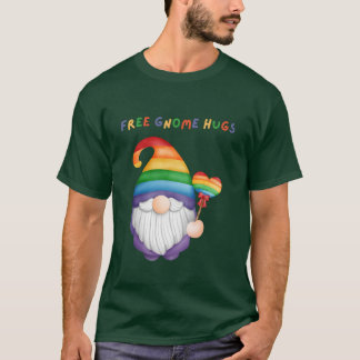 T-shirt Gratuit Gnome Hugs
