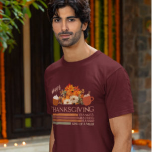 T-shirt Gratuit Gratuit Conception De Thanksgiving