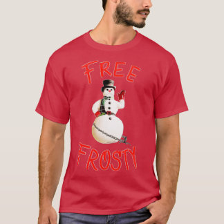 T-shirt Gratuit Noël Frosty avec The kranks Cadeau