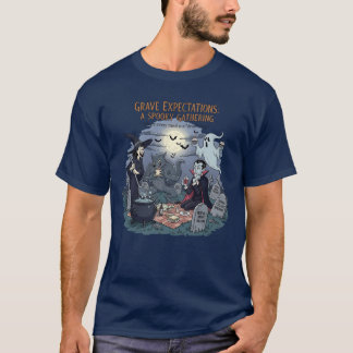 T-shirt Grave attentes" Rassemblement Éffrayant Halloween