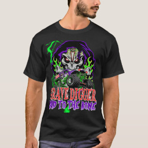 T-shirt Grave Digger Bad to the Bone monster jam grave dig