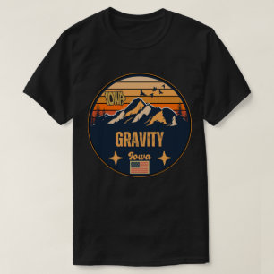 T-shirt Gravity, Iowa, États-Unis