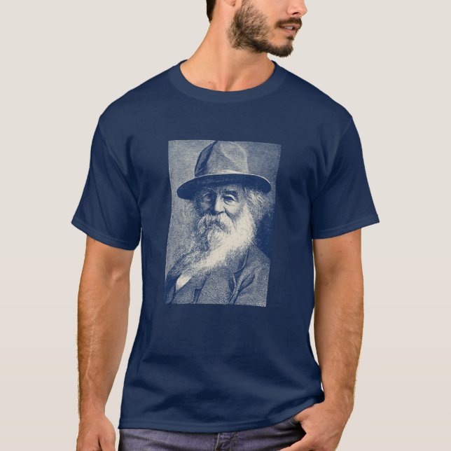 T-shirt Gravure de Walt Whitman (Devant)
