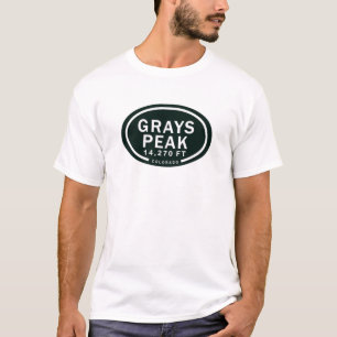 T-shirt Grays Peak 4 000 M Colorado Rocky Mountain