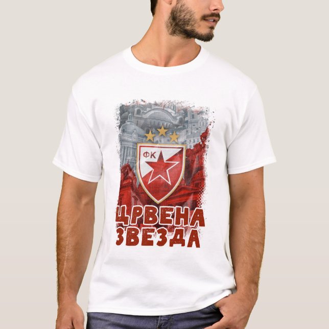 T-shirt GRB Delije Sever Crvena Zvezda Beograd 1991 (Devant)