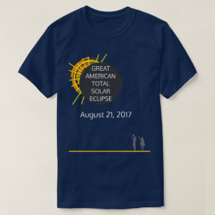 T-shirt Great American Total Solar Eclipse cool personnali