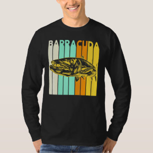 T-shirt Great Barracuda Cuda Pêche Faune Salle Wi-Fi