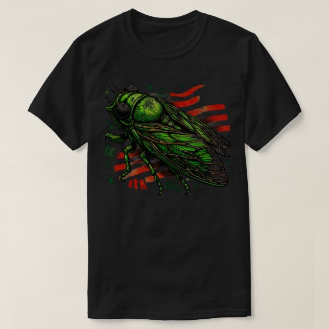 T-shirt Great Cicada Comeback Tour 2024 Chicago Insect Inv (Design devant)