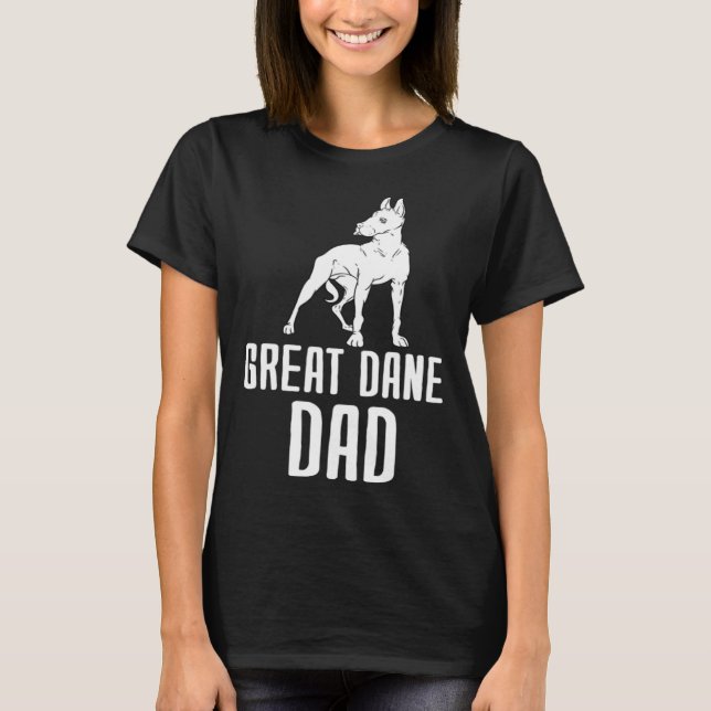 T-shirt Great Dane Dad (Devant)