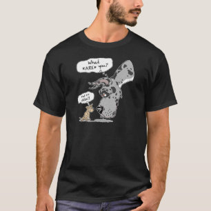 T-shirt Great dane et chiwawa Merle