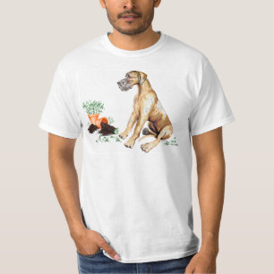 T-shirt Great Dane Naughty Pup Brindle UC