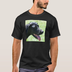 T-shirt Great dane noir