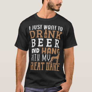 T-shirt Great Dane Papa Funny Fête des pères Amoureux des