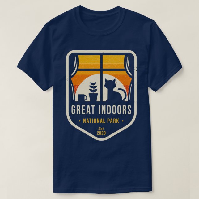 T-shirt Great Indoors National Park  (Design devant)