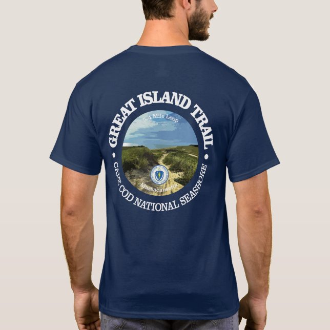 T-shirt Great Island Trail (rd) (Dos)