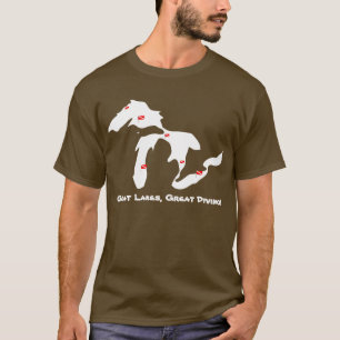 T-shirt Great Lakes, grande plongée - obscurité