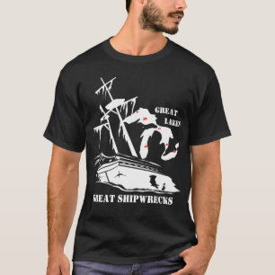 T-shirt Great Lakes, grands naufrages