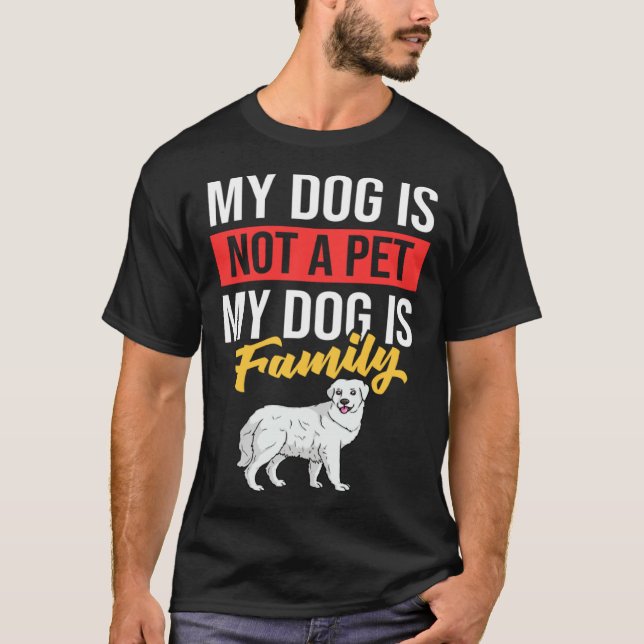 T-shirt Great Pyrenees Dog Puppies Owner (Devant)