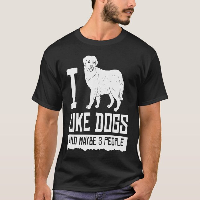 T-shirt Great Pyrenees Dog Puppies Owner (Devant)