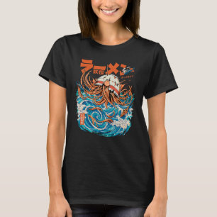 T-shirt Great Ramen Kanagawa Japonais Nouilles Sea Food Ka